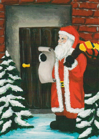 Little Christmas postcard (7.5x10.5cm) #18
