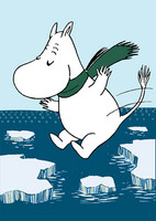 Glitter Moomin - Moomin on ice