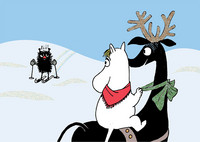Glitter Moomin - Snorkmaiden and Stinky