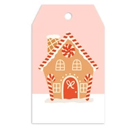 Muchable Christmas gift tag - Gingerbread house