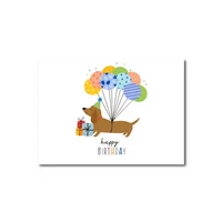 Only Happy Things - Happy birthday dachshund