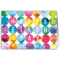 Happy birthday (17.5x12cm, incl. envelope)