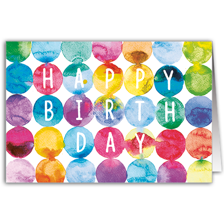 Happy birthday (17.5x12cm, 2-os, sis. kuoren)