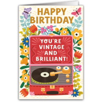 You are vintage (17.5x12cm, incl. envelope)