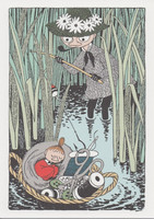 Moomins - Little My in the sewing basket