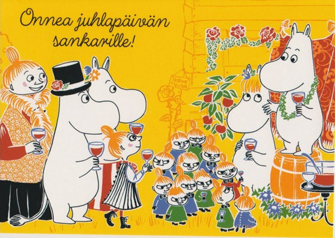 Moomins - Congrats to the hero of the day!