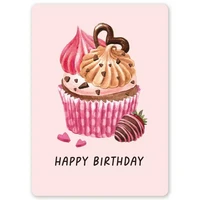 Little Lefty Lou - Birthday cupcake