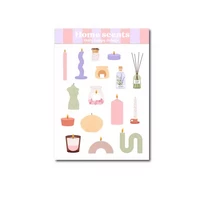 Only Happy Things - Home scents (A6 sticker sheet)