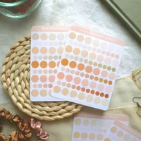 BlossomBujo Store - Golden garden circles (sticker sheet)