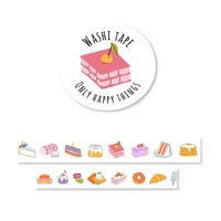 Only Happy Things washitape - Pastries (1.5cm x 10m)