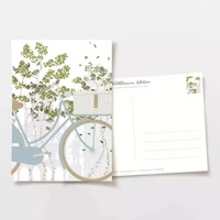 Wildblumen Atelier - Bicycle picnic basket and trees