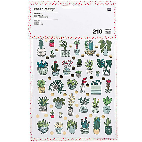 Sticker pack /  Rico Design Hygge Plants A5