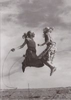 Jumpers with a skipping rope