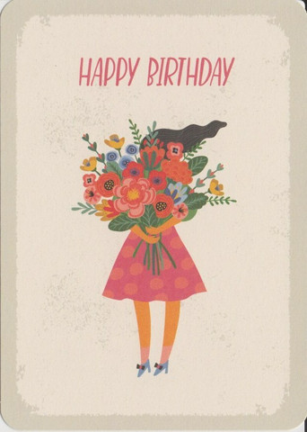 Flowers surprise for birthday