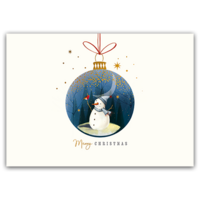 Merry Christmas - snowglobe (with lacquer effects)