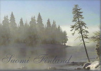 Luminen talvimaisema