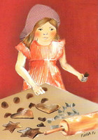 Joulukortti - Leipoja
