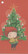 Christmas gift tag - Christmas tree