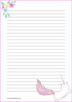 Caticorn - writing papers (A5, 10s) #1