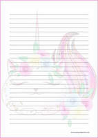 Caticorn - writing papers (A4, 10s) #2