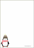 Penguin - writing papers (A5, 10s) #1