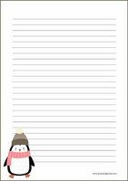Penguin - writing papers (A5, 10s) #1