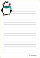 Penguin - writing papers (A5, 10s) #2