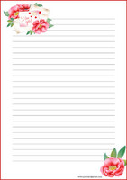 Love letter - writing papers (A5, 10s)