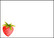 Strawberry - envelope (C6)