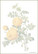 Vintage flowers - writing papers (A4, 10s) #2