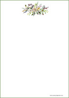 Pionit - kirjepaperit (A5, 10s) #2
