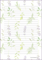 Kasvit - kirjepaperit (A5, 10s) #1