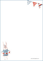 Bunny - writing papers (A4, 10s) #1