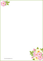 Roses - writing papers (A5, 10s) #1