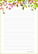 Kukat - kirjepaperit (A4, 10s) #5