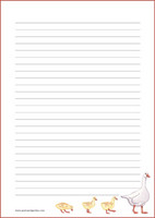Goose - writing papers (A5, 10s) #1