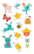 Easter stickers - animals (3 sheets)