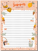 Only Happy Things - Hello summer -notepad (A5, 50s)