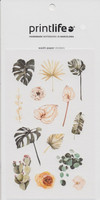 Printlife - Floral (washi sticker sheet)