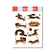 Only Happy Things - Happy dachshund stickers (A6)