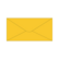 Solid color long envelope 12,3x23,5cm - dark yellow