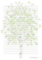 Koivu - kirjepaperit (A5, 10s) #1