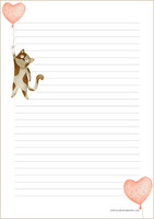 Kissa #7 - kirjepaperit (A5, 10s)