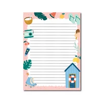 Only Happy Things - Pinkkejä summerviboja -kirjelehtiö (A5, 50s)
