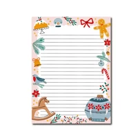 Only Happy Things - Pink Christmas Delight -notepad (A5, 50s)