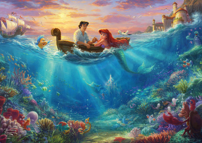 Thomas Kinkade: Disney Arielle, 500 palaa