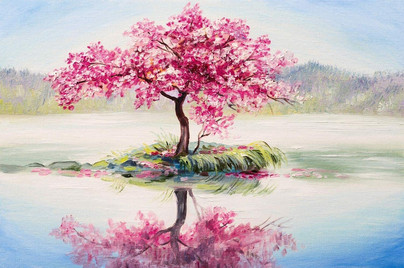 Pink Cherry Blossom, 1000 palaa