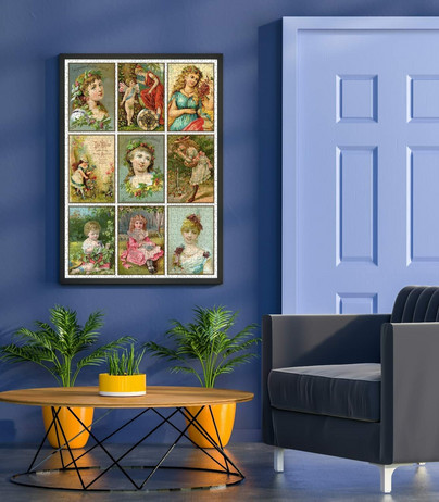Vintage Collage, 1000 palaa