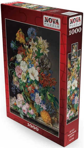 Colorful Flowers, 1000 palaa