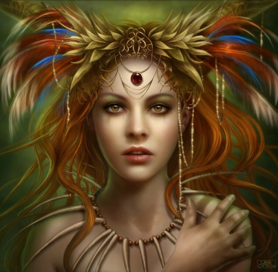 Cris Ortega: Tribal Goddess, 1000 palaa
